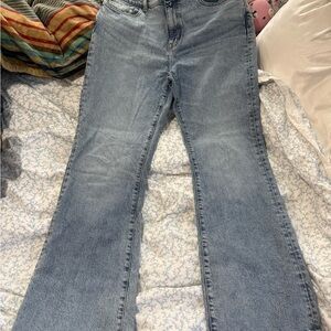 Johnny Was Light Blue Flare Jeans